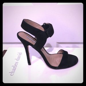 Charles David Strappy Suede Sandals